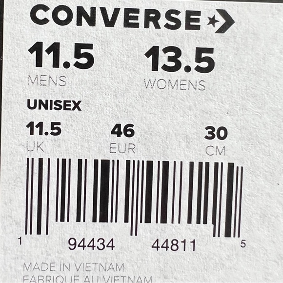 NWT Converse Chuck Taylor All Star Hugh Men’s Shoes - Picture 8 of 8